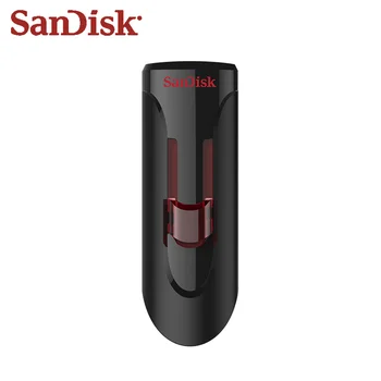 SanDisk CZ600 Unitate Flash USB Pendrive USB 3.0 16GB 32GB 64GB, 128GB Flash Disk Negru Pen Drive de Mare Viteză U Disc Reglabil