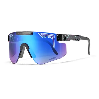 Pit Viper ochelari de Soare Europene și Americane Cadru de Mare PC-ul Integrat Windproof de Echitatie Ochelari Z87 Obiectiv Tr Cadru UV400