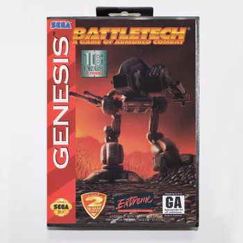 Battletech Joc Cartuș de 16 biți MD Carte de Joc Cu Cutie de vânzare cu Amănuntul Pentru Sega Mega Drive Pentru Genesis