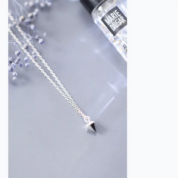 INZATT Real Argint 925 Minimalist Geometrice Con Pandantiv Colier Pentru Farmecul Femeilor Petrecere 2018 Bine Moda Bijuterii Cadou