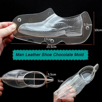 Barbati din piele Pantofi din material Plastic Mucegai Ciocolata Bomboane 3D Matrite Tort Tort de Decorare DIY Acasă de Copt Zahăr Ambarcațiuni Accesorii