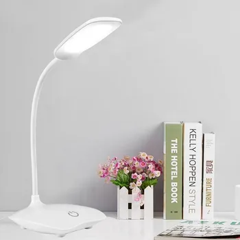 LED Lampa de Birou Pliabil Estompat Atinge Lampă de Masă USB de Încărcare de Protecție a Ochilor Casa de Masă Lumină Pentru Copiii Studiu Noapte Lampă de Birou