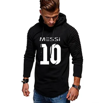 Hanorac Barbati pentru Messi 10 Print Sportwear Barbati Hanorace Jachete Casual Strat se Potrivesc Hoody Harajuku cu Gluga trening