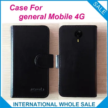6 Culori Fierbinte!! 2017 general Mobile 4G Caz,de Înaltă Calitate din Piele Exclusiv Pentru a Acoperi general Mobile 4G numărul de urmărire