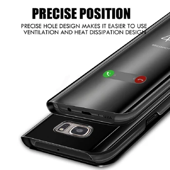 Smart View Oglinda Flip Telefon Caz Pentru iphone 5 5S SE 6 6S 7 8 Plus X XS 11 Pro MAX XR rezistent la Șocuri de Protecție Capacul din Spate Caz