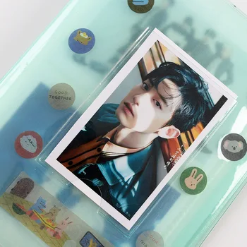 Coreea de 64 de Buzunar 3 Inch Retro Foto Carte de Hârtie Album pentru Fujifilm Instax Filme Album Instax Mini 8 9 7s 90 70 25 Numele Titularului Cardului