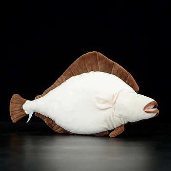 40cm Simulare Cambulă Jucării de Pluș Animale Marine Jucărie de Pluș Moale pești Plați Drăguț Minunat Somon Păpuși de Pluș Pentru Copii Cadouri pentru Copii
