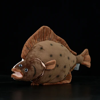 40cm Simulare Cambulă Jucării de Pluș Animale Marine Jucărie de Pluș Moale pești Plați Drăguț Minunat Somon Păpuși de Pluș Pentru Copii Cadouri pentru Copii