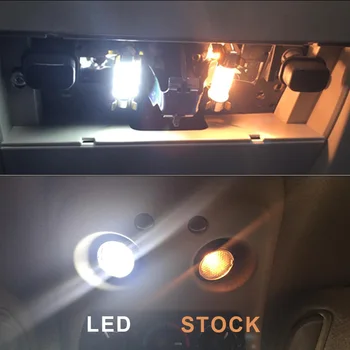 14x Canbus Masina Becuri cu LED-uri de Interior Kit Pentru perioada 2008-Dodge Grand Caravan Alb 12V Led Harta Dom Usa Lampa plăcuței de Înmatriculare
