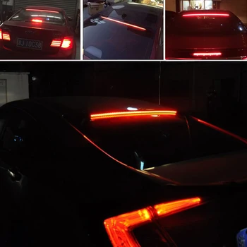 OKEEN Masina Suplimentare Opri Lumina Benzi Flexibile Hayon Benzi cu LED-uri Portbagaj Coada de Frână de Funcționare Lumina de Semnalizare Tip Flux Roșu 103cm