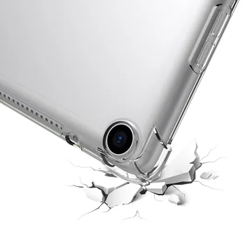 Caz Pentru Huawei MediaPad M5 8.4 10.1 10.8 Capac,Transparent Moale Sillicone Cover Pentru Huawei T5 10.1 8 inch T3 7/8/9.6 M3 caz