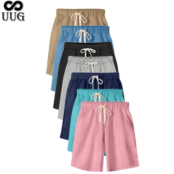 UUG Plus Dimensiunea Îmbrăcăminte pentru Femei Primavara-Vara 2020 pantaloni de Trening Femei Feminine pantaloni Pantaloni Streetwear Talie Mare Pantaloni