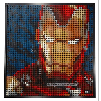 Pixel de Artă Mozaic Pictura MOC Set DIY Super Star Avatar Bloc Cadou ARTA StarWars Pictura Decorativa 31199/31197/31198