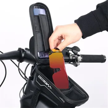 ROATA Impermeabil Sac Biciclete Cadru Sus Fata Tub Sac de Ciclism Reflectorizante 6.5 în Caz de Telefon Touchscreen Sac de Biciclete MTB Accesorii