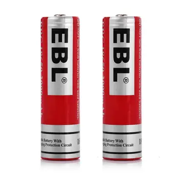 EBL Baterie 18650 3.7 V 3000mAh Li-ion Acumulatori + Încărcător de Baterie Pentru 14500 16340 10440 18500 18650 Batteria