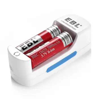EBL Baterie 18650 3.7 V 3000mAh Li-ion Acumulatori + Încărcător de Baterie Pentru 14500 16340 10440 18500 18650 Batteria