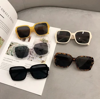 VWKTUUN ochelari de Soare Femei Supradimensionat PC Cadru ochelari de Soare Pentru Femei Ochelari de Șofer de Brand Designer de Ochelari UV400 Pătrat Nuante