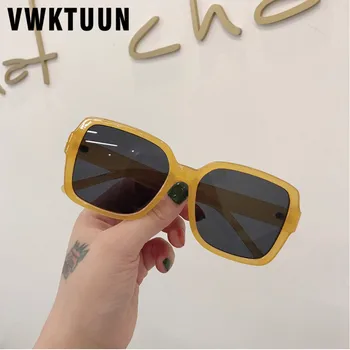 VWKTUUN ochelari de Soare Femei Supradimensionat PC Cadru ochelari de Soare Pentru Femei Ochelari de Șofer de Brand Designer de Ochelari UV400 Pătrat Nuante