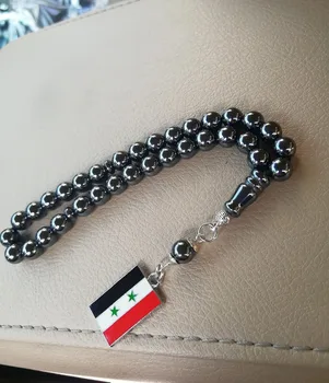 Siria Flag pin patch-uri de harta tasbih Sirieni colier pandantiv Syrie misbaha masbaha sibaha subaha Cercetare tesbih tespeeh caz de telefon