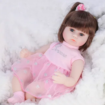 42cm copilul bebe papusa reborn Simulare de Păpuși pentru Copii din Silicon Moale Renăscut Copilul Jucării pentru Copii Pentru Fete Copil Ziua de nastere Cadouri de Craciun