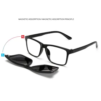5 lentile magnet clipuri Polarizat ochelari de Soare Ochelari de Citit bărbați femei de moda presbyopic ochelari pentru hipermetropie+1.+1.5+2.0+2.5+3