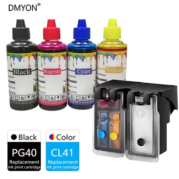 DMYON PG40 CL41 XL Cartușe de Cerneală de Imprimantă Compatibil pentru Canon Pixma IP1180 IP1200 IP1300 IP1600 IP1700 IP1880 IP2200 IP2580