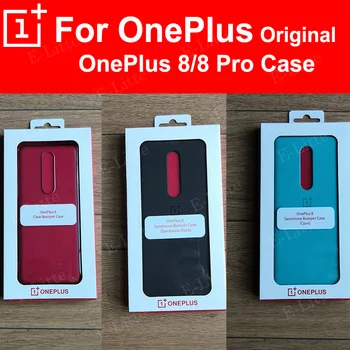 Pentru OnePlus 8 Pro caz de Telefon OnePlus Muguri de căști fără fir bluetooth Original Karbon Caz Bara de protecție din silicon Capac de Protecție