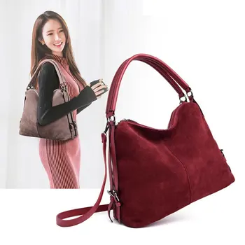 Iarna 2020 portabil pentru femei sac de piele de căprioară de lux casual, de mare capacitate umăr geanta diagonala de cumparaturi geanta casual portofel