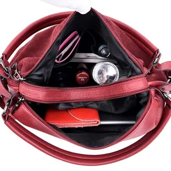Iarna 2020 portabil pentru femei sac de piele de căprioară de lux casual, de mare capacitate umăr geanta diagonala de cumparaturi geanta casual portofel