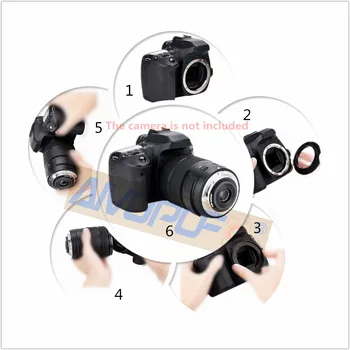49mm pentru 77mm Macro Reverse Adapter Ring M4/3 Camera LUMIX GX7 GF6 GH3 G5 GF5 GX1 GF3 G3 Olympus OM-D E-M1 E-M5, E-PL6 E-P5 DSLR C
