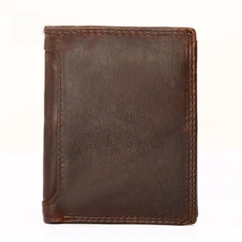 Casual multi-card poziție scurtă portofel, geantă de mână de Înaltă calitate pentru bărbați de portofel din piele de bani cleme