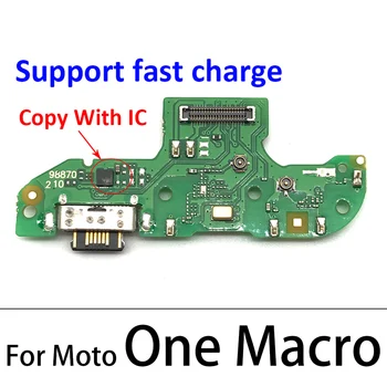 10buc USB Port de Încărcare de Andocare Încărcător Conector Cablu Flex Bord Pentru Motorola Moto E5 G4 G5 G6 G7 G8 Plus Joace X4 Unul Macro