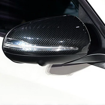 ABS Carbon Uită-te în Oglindă Acoperire pentru Mercedes-Benz W205 C43 AMG W204 C63 AMG Adauga Stil Oglindă Laterală a Acoperi