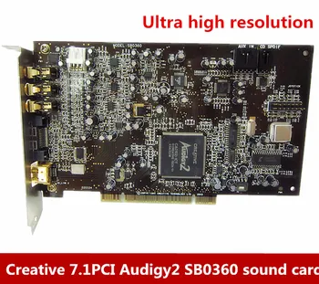 Creative 7.1 PCI placa de sunet Audigy2 SB0360 Ultra înaltă rezoluție Deluxe Edition