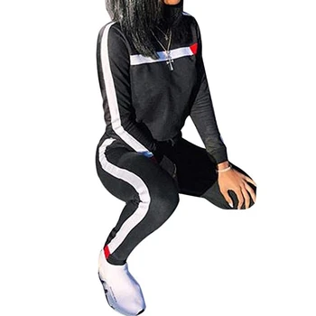 Muyogrt Casual Femei Trening Set De Doua Bucati Pulovere Hanorace Pantaloni Lungi Jogging Femme Sportwear Toamna Iarna