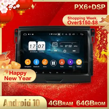 2 din PX6 Android 10.0 ecran Auto Multimedia player Pentru Ford Everest Video auto audio stereo radio navi GPS șeful unității auto stereo