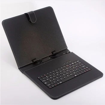 10 Inch si 10.1 Inch cu tastatura din piele acoperi caz casual solid Pentru impermeabil rezistență picătură rusă tastatura pentru Tableta pc, utilizare