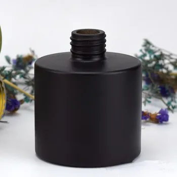 5pcs Aromoterapie Sticlă Neagră Sticlă Rattan odorizant de camera nici un foc de Sticla de Parfum Parfum Volatilizare Negru pentru Decor Acasă