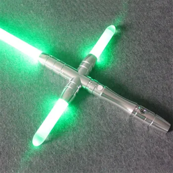 LED Jedi Knight Cruce Laser USB de Reincarcare Forța Treaz Duel Efect de Sunet Sabie de Lumină, Luminos Jucarii pentru Copii Cadouri