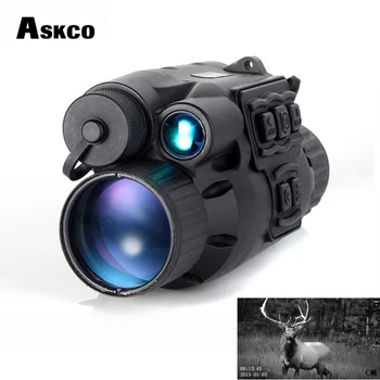 Askco 3X28 monocular Digital cu Infraroșu Viziune de Noapte Ochelari de vedere de Noapte Domeniu De Vânătoare de Zi Și de Noapte Utilizare CCD Digital domeniul de Aplicare