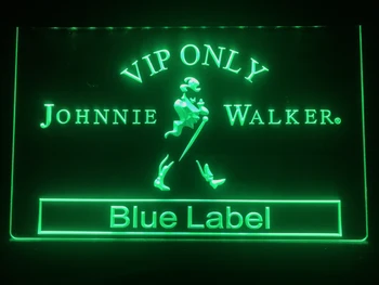 480 VIP Doar Johnnie Walker Blue Label a CONDUS Lumina de Neon Semn