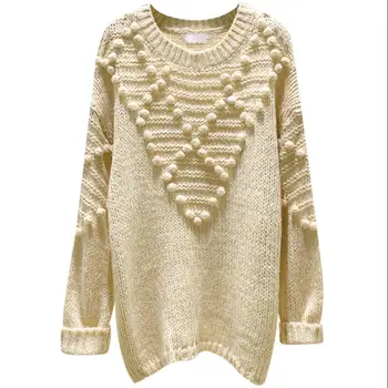 Pulover femei 2020 nou o-gât toamna iarna dulce îngroșarea top tricotate pulovere