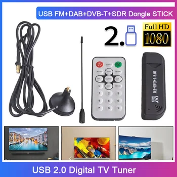 DST+DAB+Fm TV DVB-T Stick Rtl2832U+R820T2 TV Card Receptor Usb 2.0 Tuner TV Digital, USB, Fm+DAB+DVB-T+DST Dongle Stick