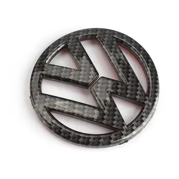 90mm Fibra de Carbon Arata din Spate a Capacului Portbagajului Insigna Logo Emblema de Înlocuire pentru VW Volkswagen Scirocco MK3