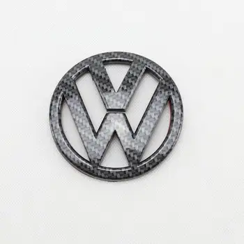 90mm Fibra de Carbon Arata din Spate a Capacului Portbagajului Insigna Logo Emblema de Înlocuire pentru VW Volkswagen Scirocco MK3