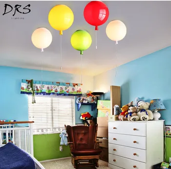 Camera pentru copii Lampa Balon Acrilice Plafon de iluminat Home Deco Dormitor pentru Copii E27 Bec Lămpi de Tavan cu Comutator Oygroup