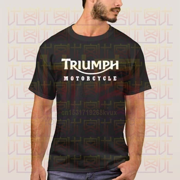 Triumf pentru Bărbați T-shirt Logo Tee Camasa Barbati Slim Anti-rid T-shirt de Agrement Hiphop Topuri Noua Motocicleta Triumph Clasic Phiking