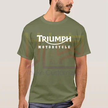 Triumf pentru Bărbați T-shirt Logo Tee Camasa Barbati Slim Anti-rid T-shirt de Agrement Hiphop Topuri Noua Motocicleta Triumph Clasic Phiking