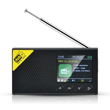 Portabil Bluetooth Radio Digital DAB/DAB+ și FM Receptor Reîncărcabilă Usoare Casa Radio