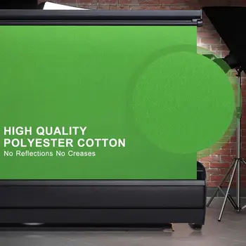 110*200cm Ecran Verde Portabil Pliabil Chroma Key Panou de Fundal Rid-Material rezistent de Aluminiu Solid de Bază pentru Fotografie